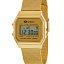 Reloj Marea Mujer Digital LCD Dorado con Brazalete de Acero